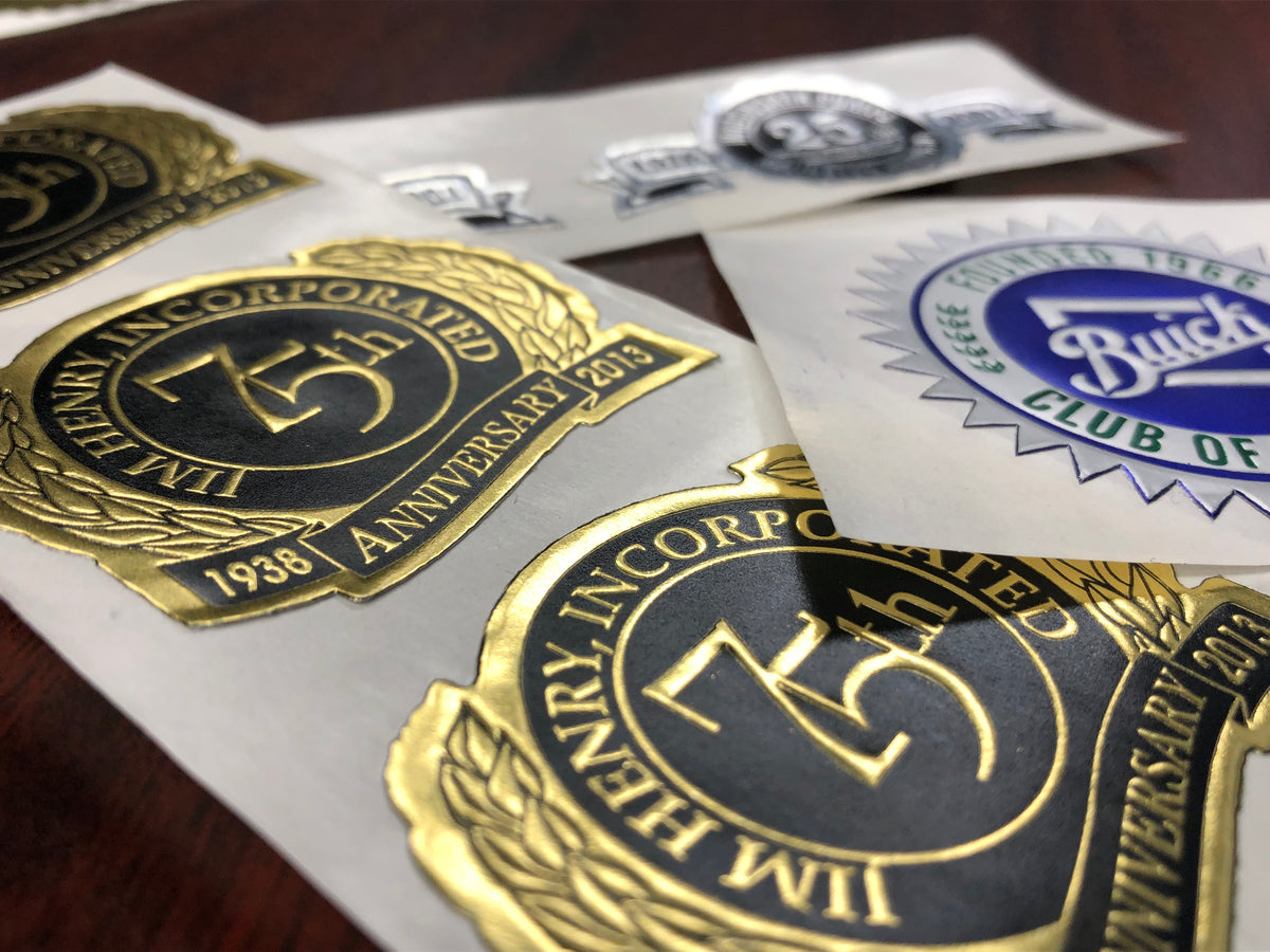 Embossed Foil Label Designs National Data Label