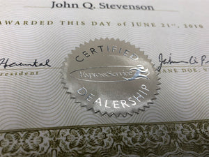Anniversary and Certificate Seals